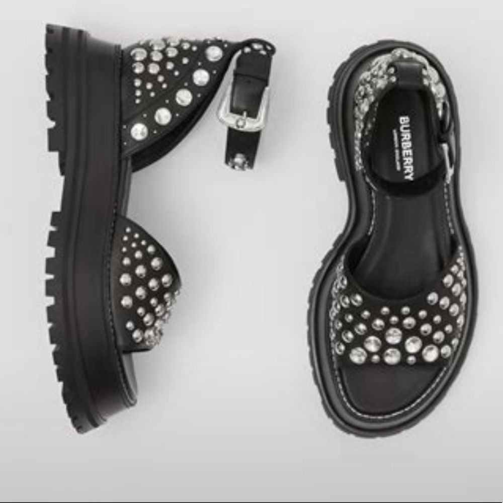 Burberry sandals Brand New studded platform